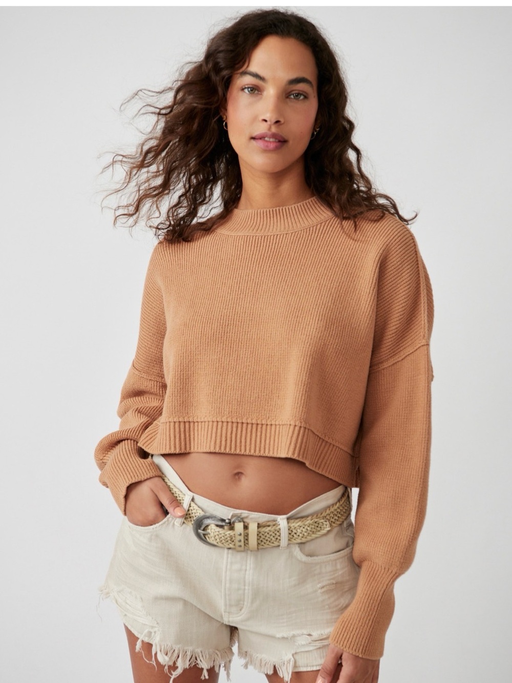 Free People Easy Street pull over Sweater NWT size L retails $98